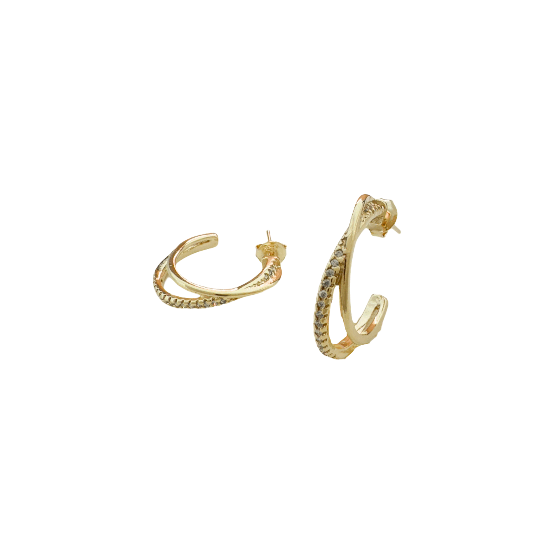 Brinco De Argola Banhado em Ouro 18k