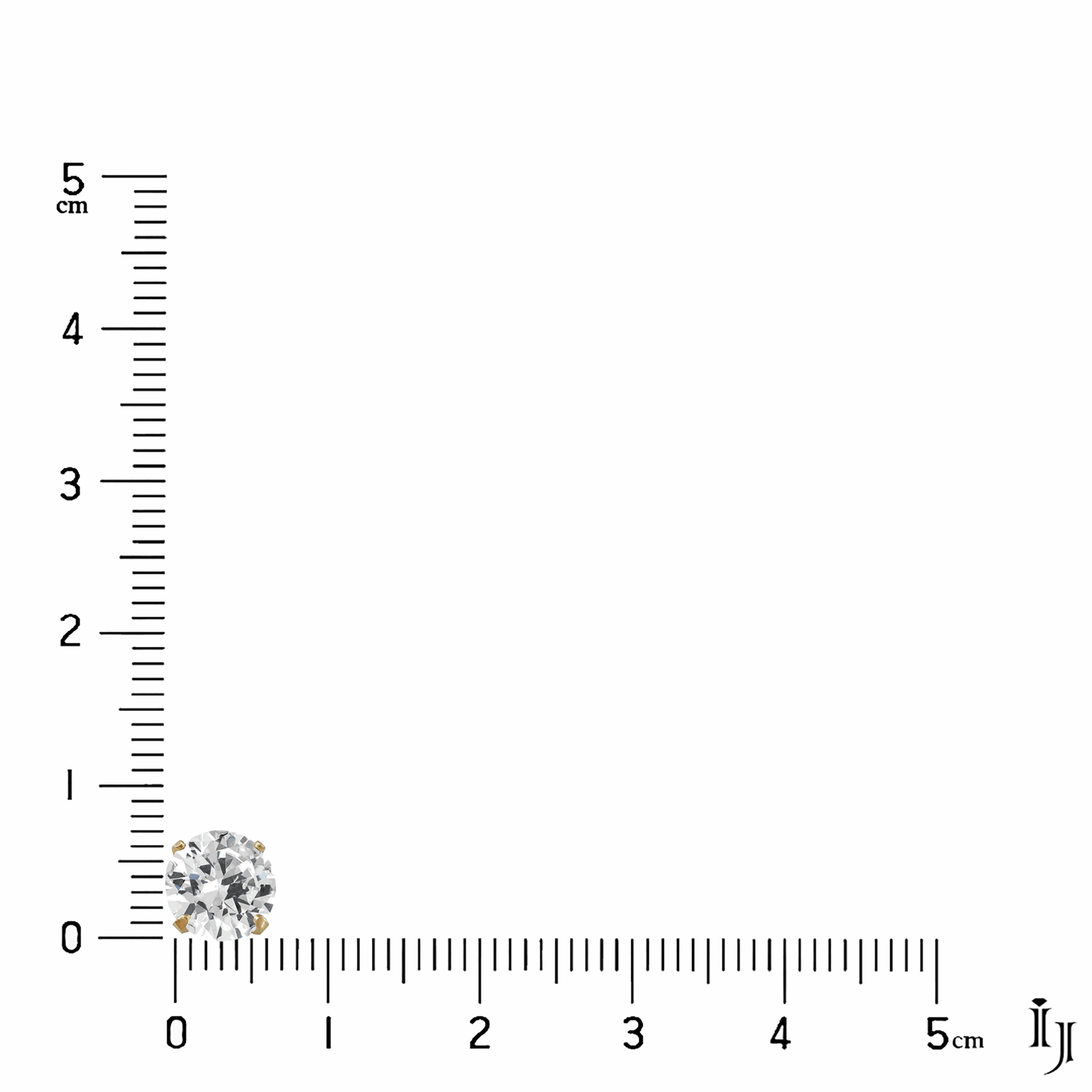 Brinco Zircônia Redondo Banhado em Ouro 18k - Image 2