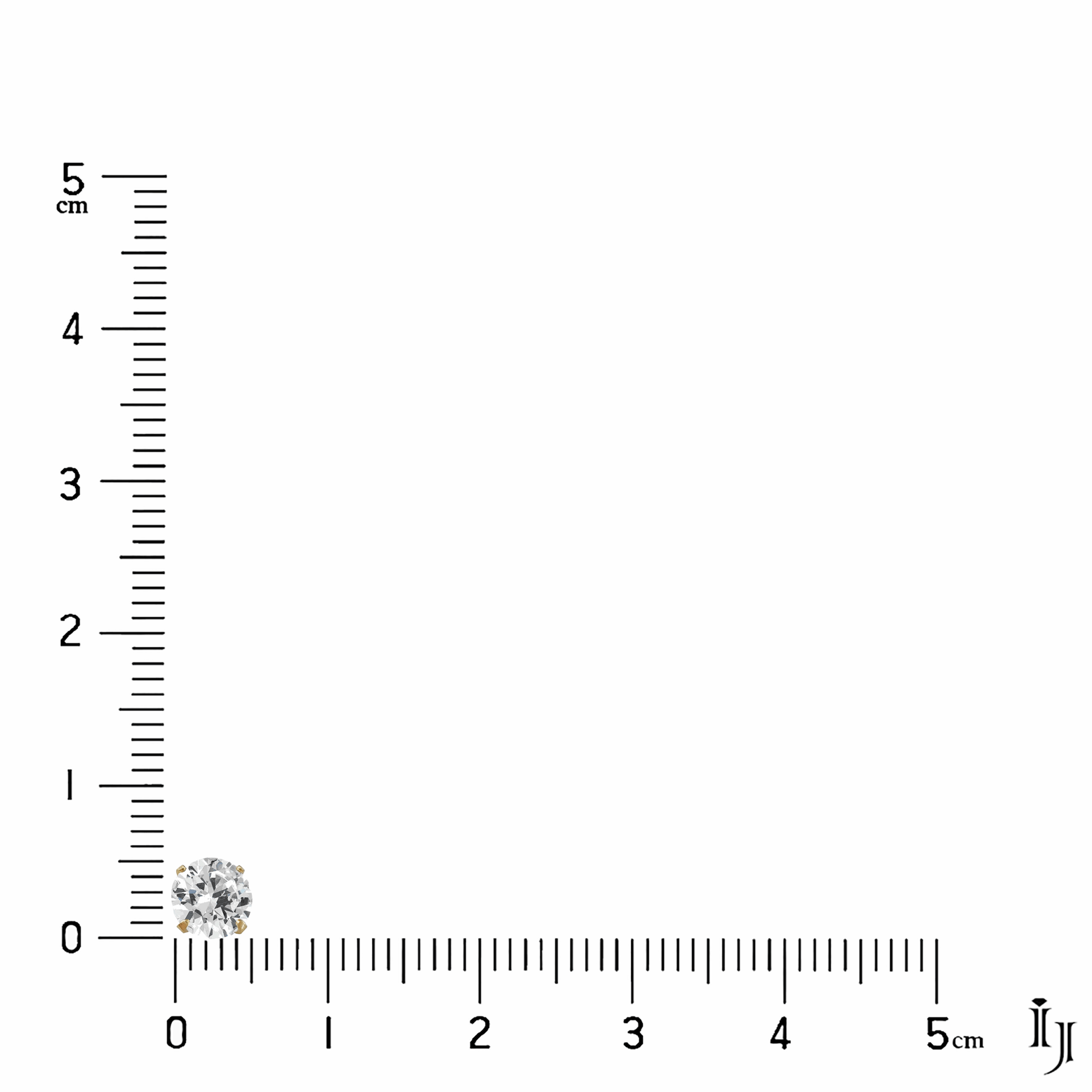 Brinco Zircônia Redondo Banhado em Ouro 18k - Image 2